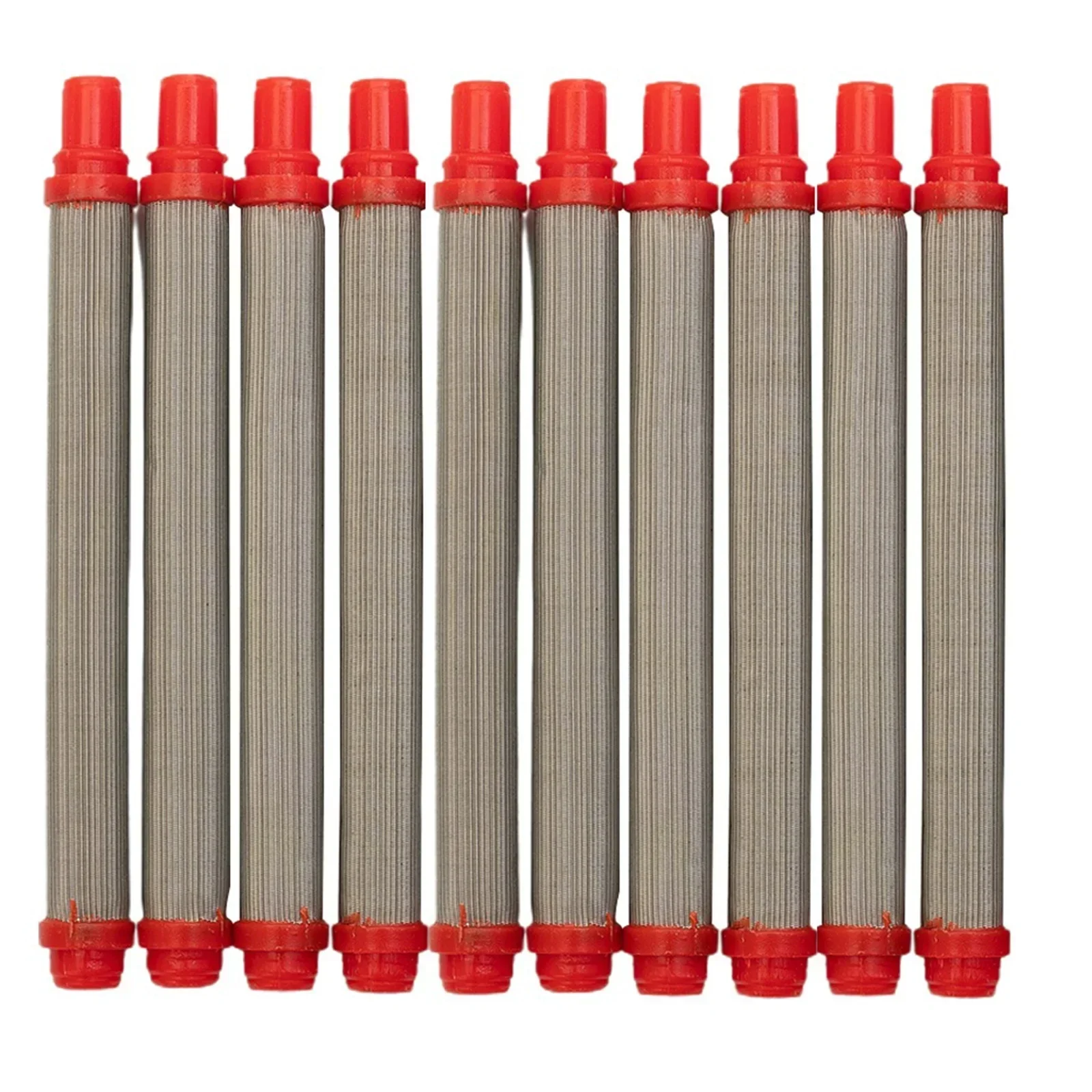 10Pcs/set 200Mesh Airless Spray Tool RED Filter Insert 304 Stainless Steel Spray Gun Filter Painting Equipment Supplies Sprayers