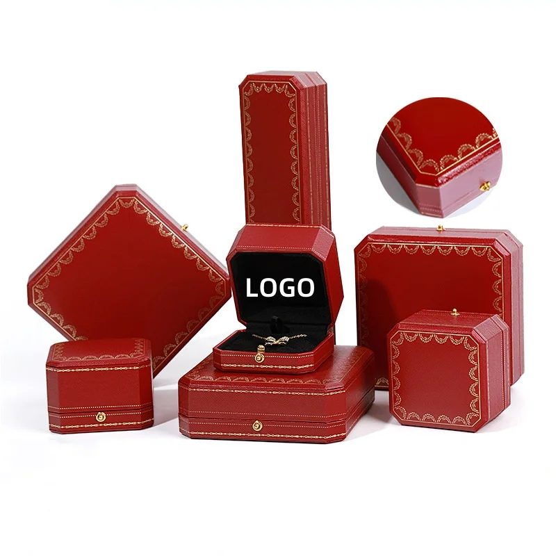 Luxury Octagonal Bangle Bracelet Box Classic Jewelry Cases Packaging For Necklace Pendant Display