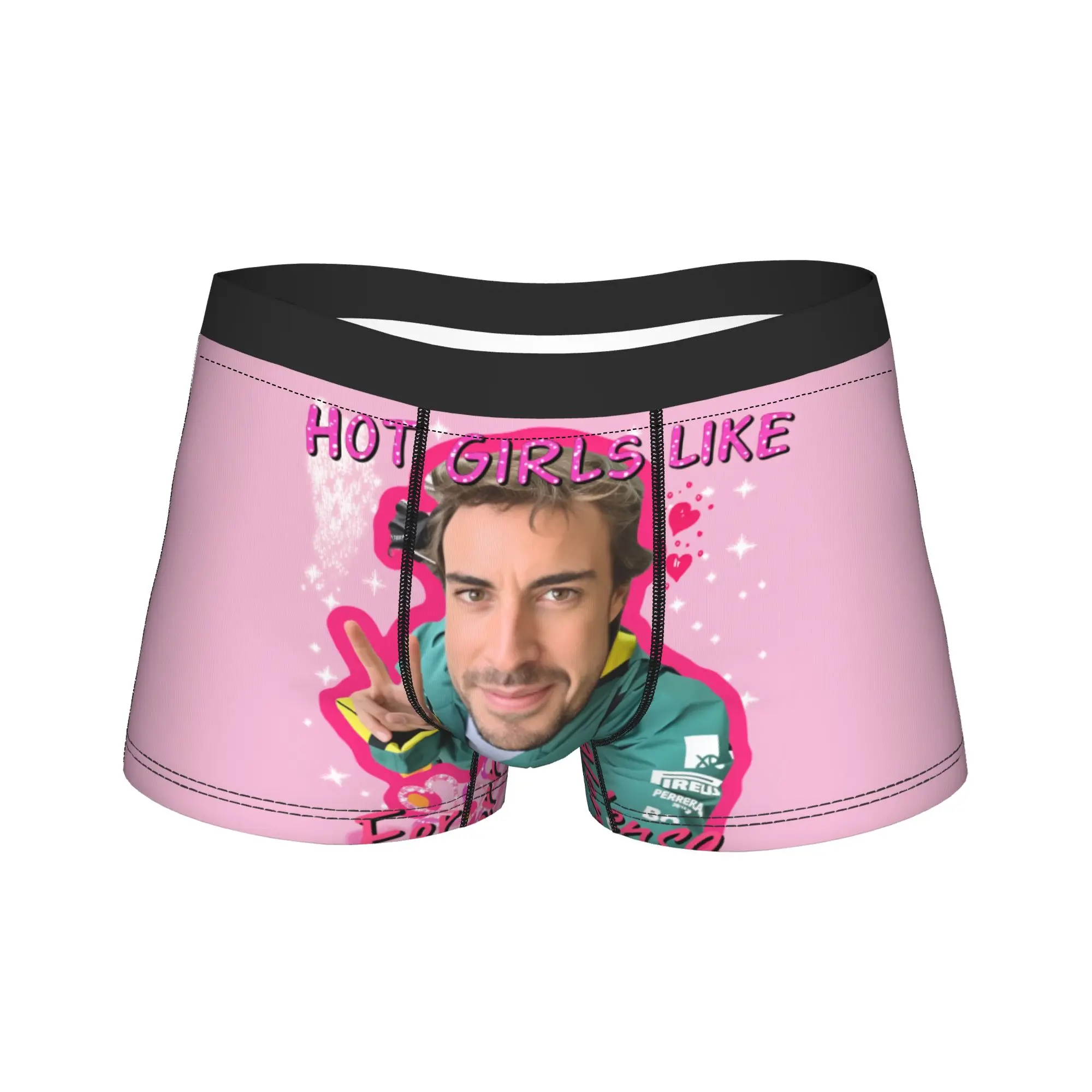 Fernandos Alonsos Boxershorts Unterwäsche Qualität Mann Atmungsaktive Boxershorts Benutzerdefinierte Plus Size Höschen
