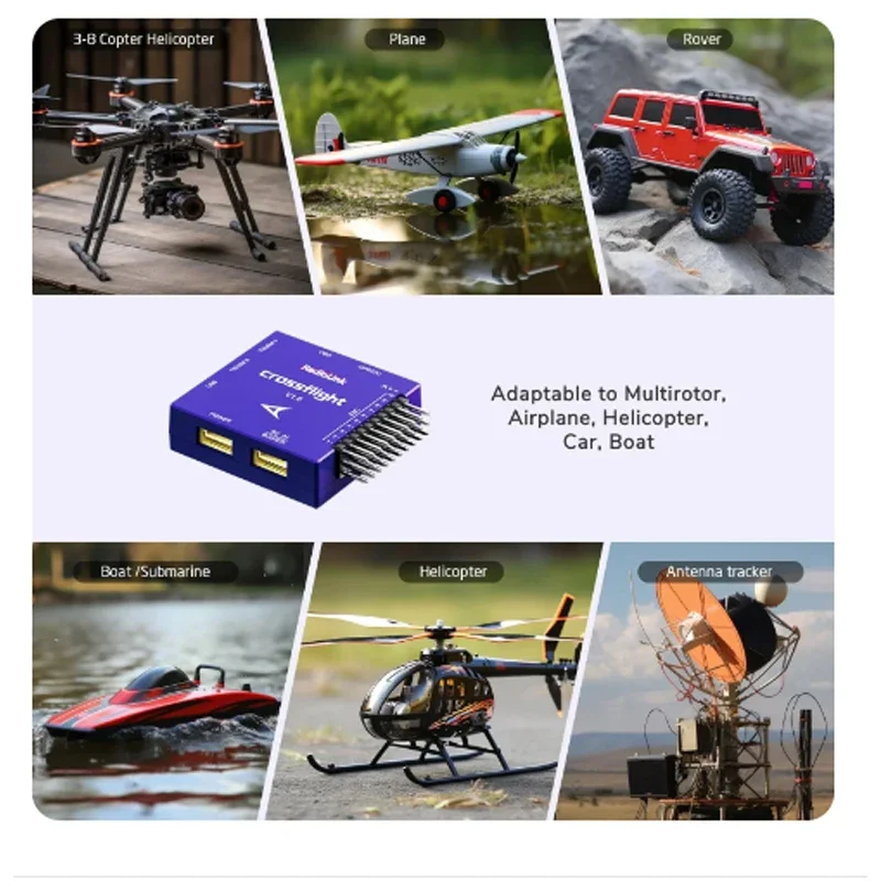Radiolink 10 PWM FC TS100 GPS M10N M8N Crossflight وحدة تحكم في الطيران 2-12S مع وحدة OSD ل FPV الطائرة بدون طيار طائرات هليكوبتر سيارة قارب