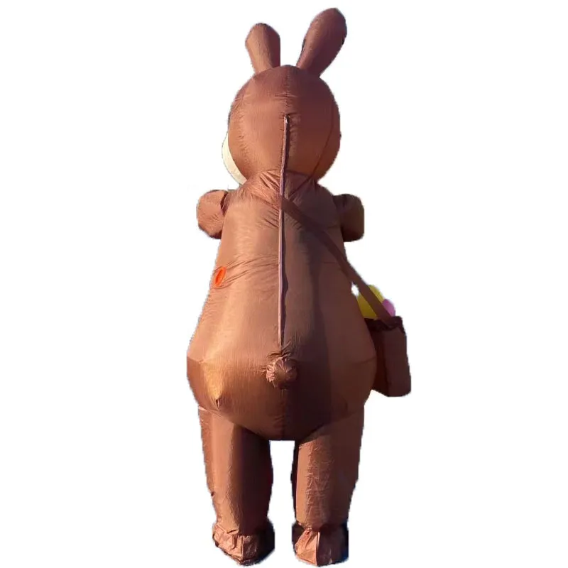 Costume da coniglio con zaino gonfiabile per spettacoli di palcoscenico per feste di Pasqua Costumi esilaranti per giochi di ruolo divertenti e carini
