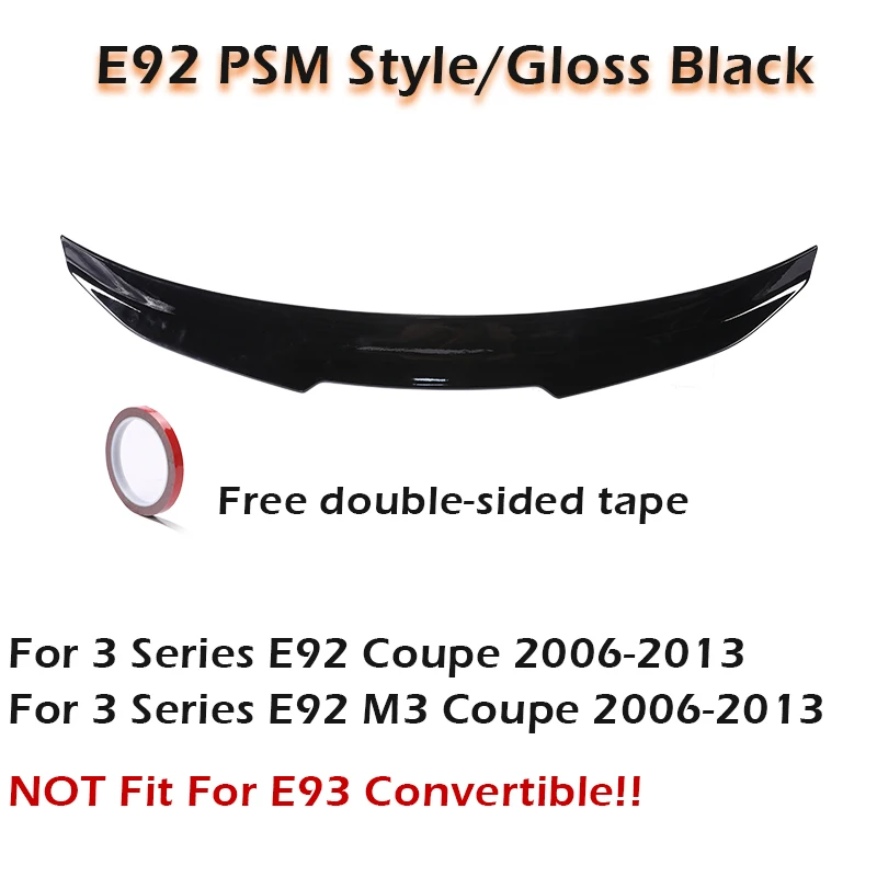 E92 PSM Gloss Black