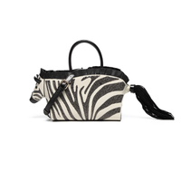 2024 spring/summer new zebra beaded sequin personality styling single shoulder crossbody mobile phone purse for women