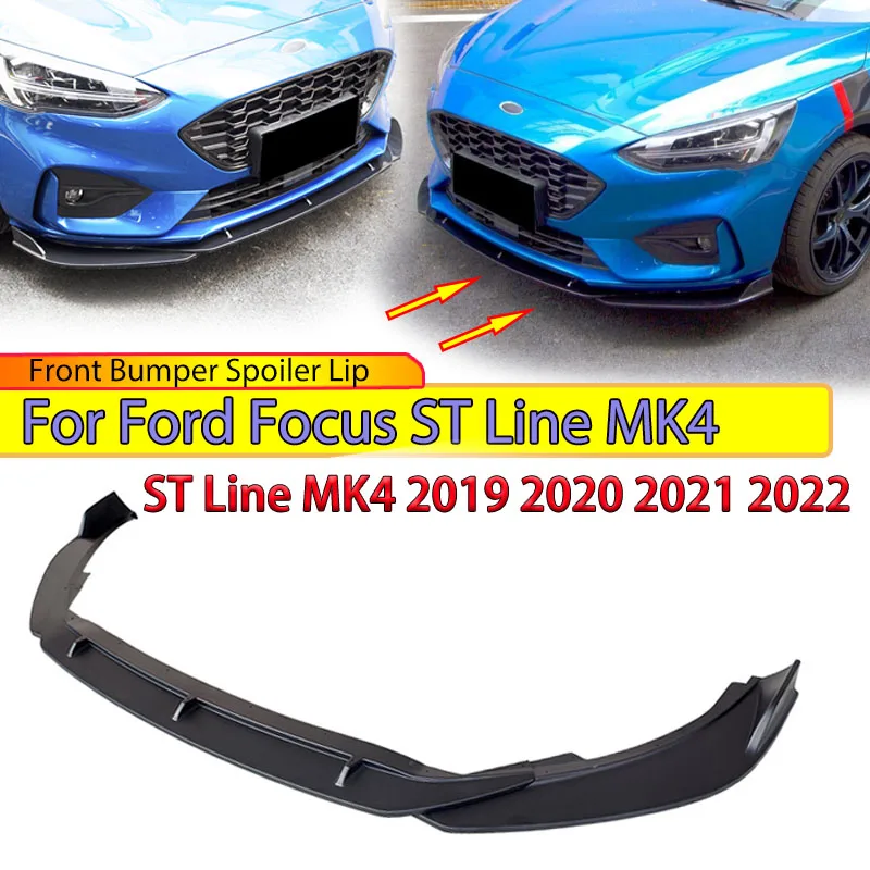 

Спойлер переднего бампера для Ford Focus ST Line MK4 2019 2020 2021 2022, ремонт, сплиттер для подбородка, диффузор, лопатка, комплект кузова, защита