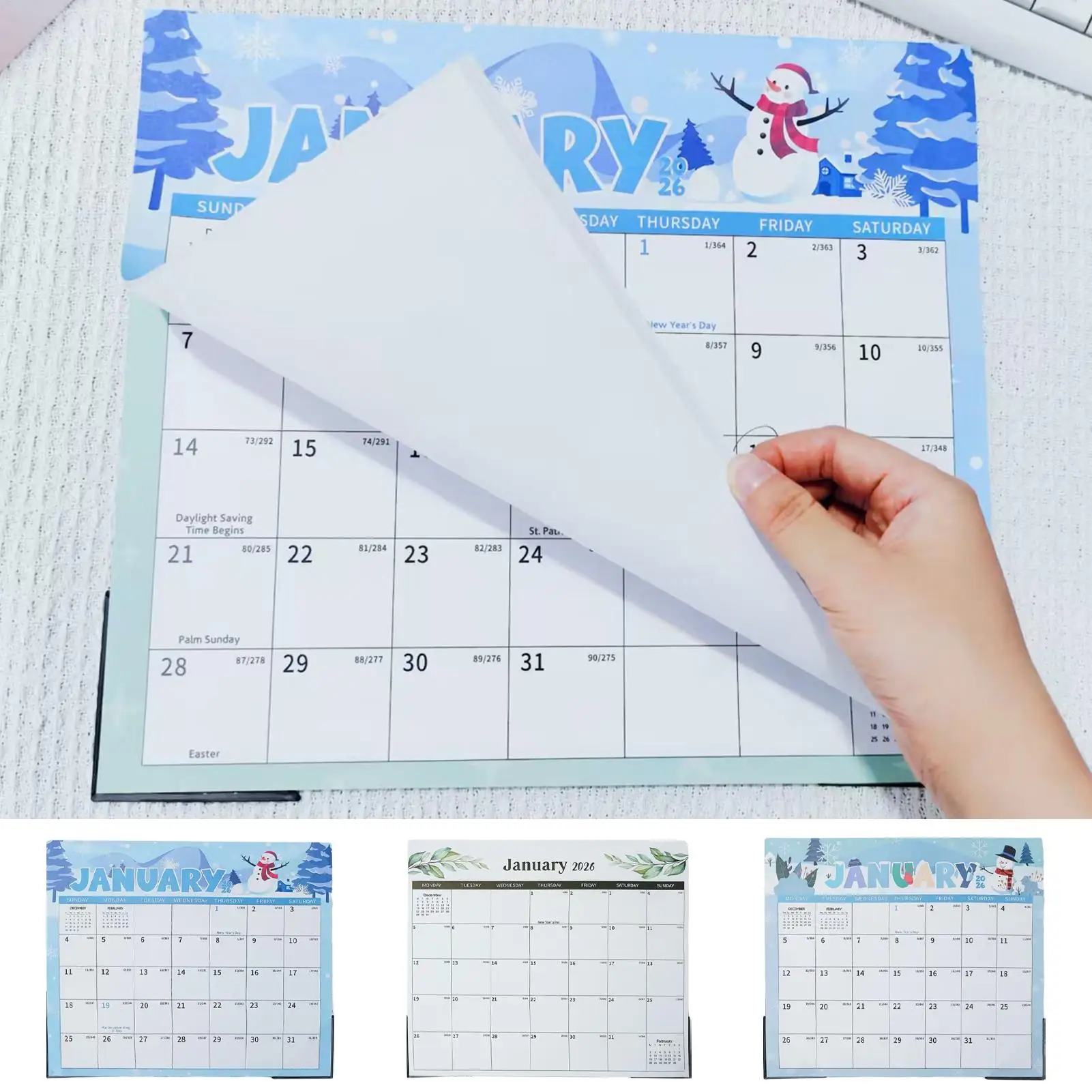 2026-2027 Magnetic Fridge Calendar 18-month Wall Calendar January 2026 - June 2027 Monthly Fridge Magnet Calendar For Office
