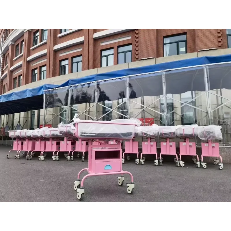 Electric hospital crib, made of ABS material, with three functions, silent wheels, suitable for babies