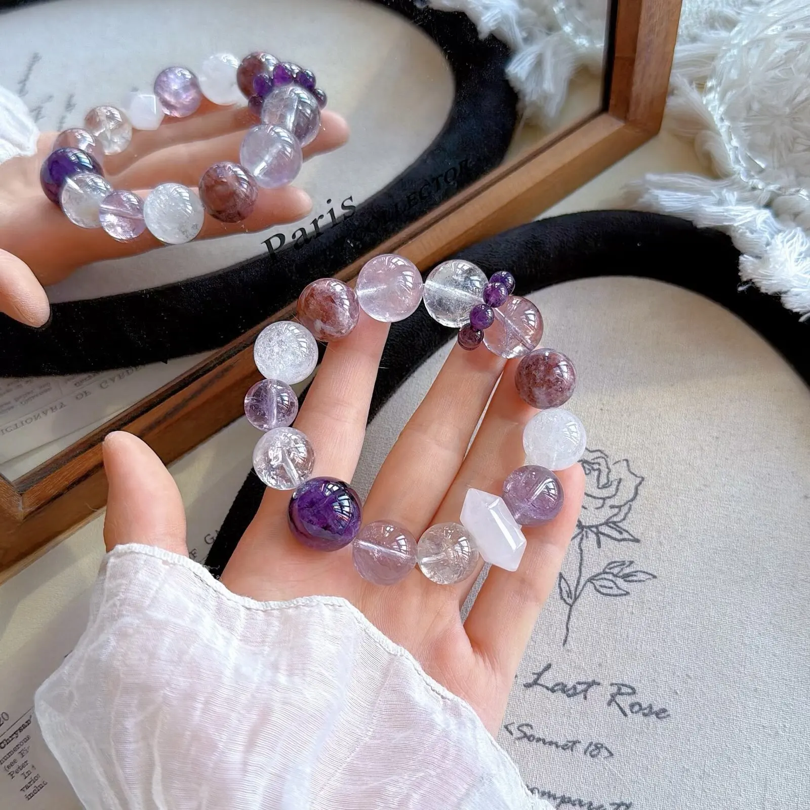 Chinese Style Lucky Natural Am - Gemstone Bracelet Healing recension och pris