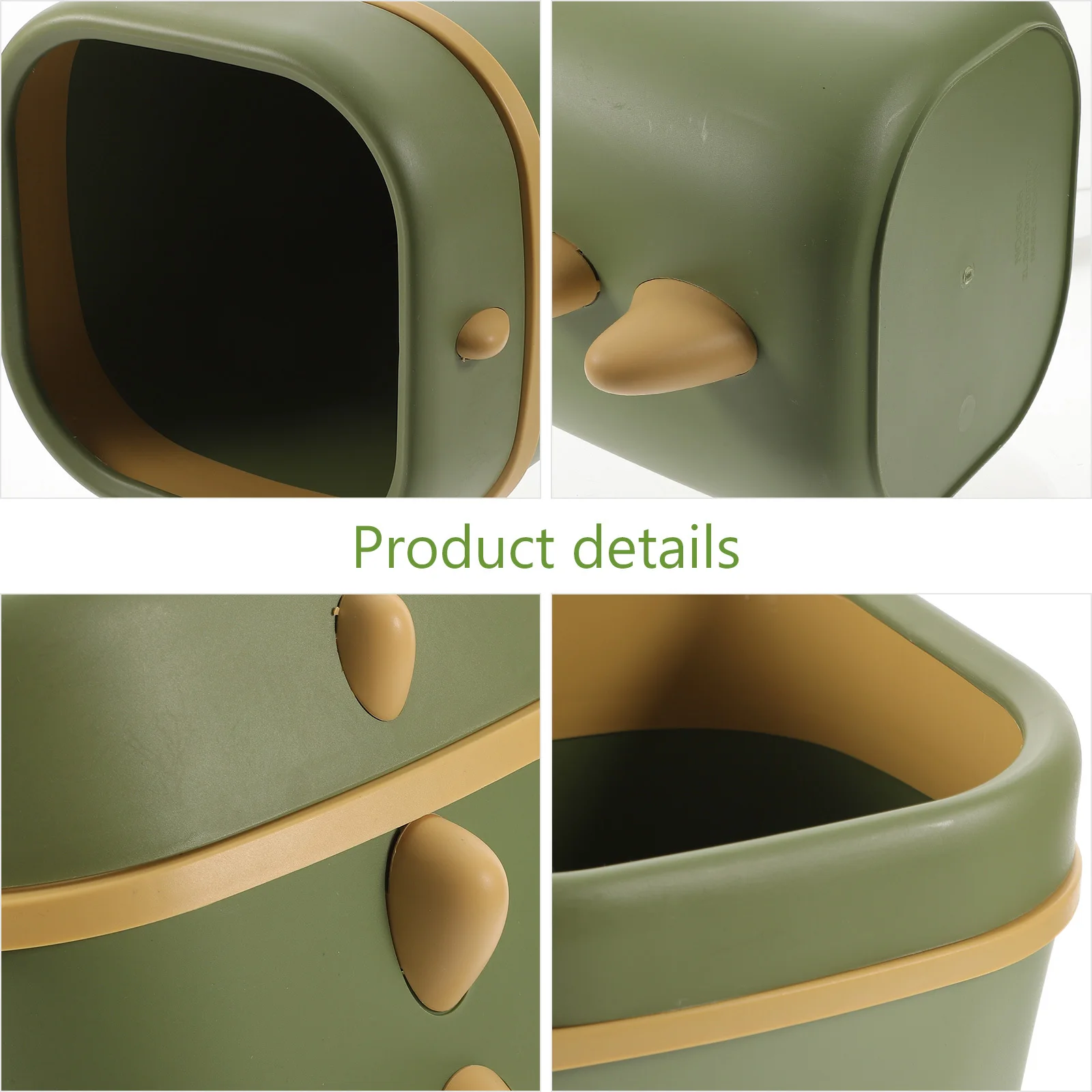 

Cartoon Dinosaur Trash Can Plastic Large Opening Household Garbage Bin Home Office Bedroom Trash Bucket