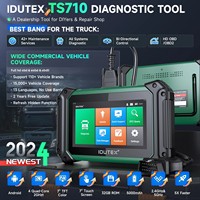 Heavy Duty Truck Scanner TS710 Bi-directional D.PF Regen 42+ Resets IDUTEX Diesel All System OBD2 Truck Diagnostic Scan Tools