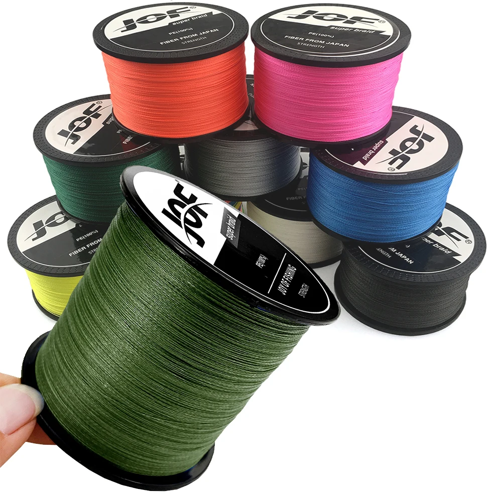 500M 1000Meters Braid Fishing Line 4 Strands Multifilament Fishing Wires 10 12 18 28 35 40 50 60 80LB Saltwater Fishing Sea Carp