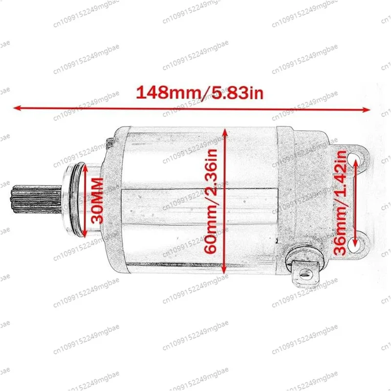 

27040132A, 27040134A starter motor, starter motor