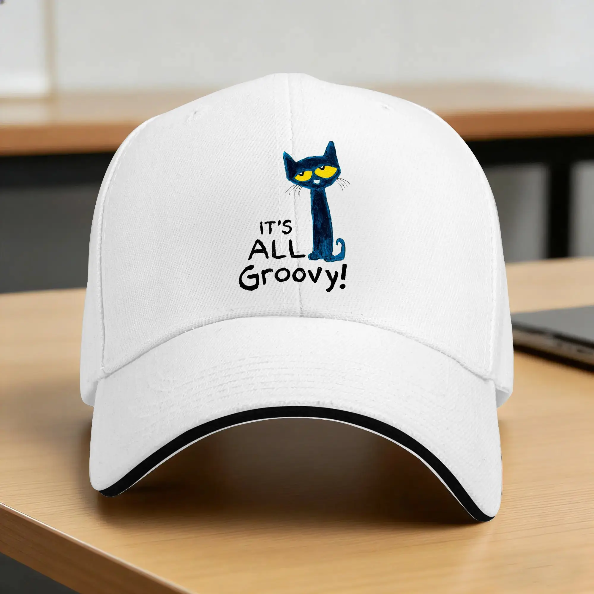 It's All Groovy! Baseball Cap  Outdoor Sports Dropshipping Hip Hop Hats Female Male Casual Design Baseball Caps