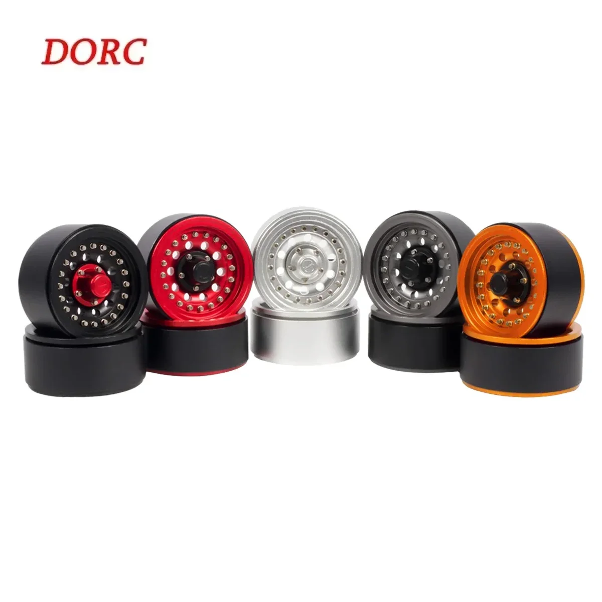 RCクローラーカー用のスケール付きアルミホイールリム,scx10,rr10,capra,trx4,trx6,vs4,brx01,要素enduro 1.9