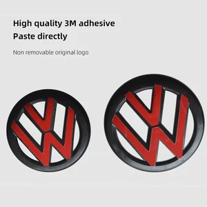 Auto Emblem vorderen Kühlergrill Heck-Lid-Kleber-Aufkleber-Aufkleber für VW Polo Golf MK6 MK7 MK8 Passat B6 B7 B8 Tiguan CC T-ROC Art 10 Hauptverkäufe Emblem Golf MK8 - №10