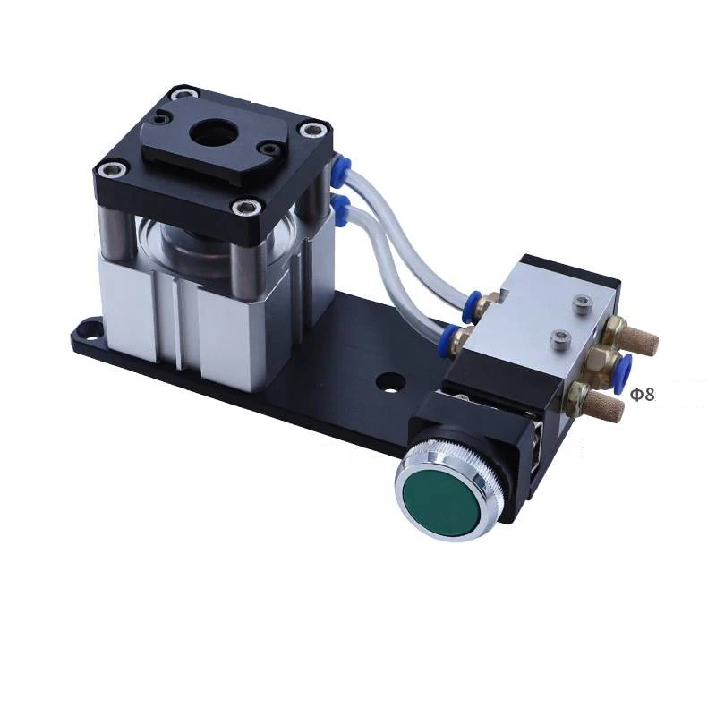 8MM / 15MM Pneumatic Round Hole Puncher, Edge Band Punching Applicator for Woodworking, 0.4-0.6Mpa Working Pressure