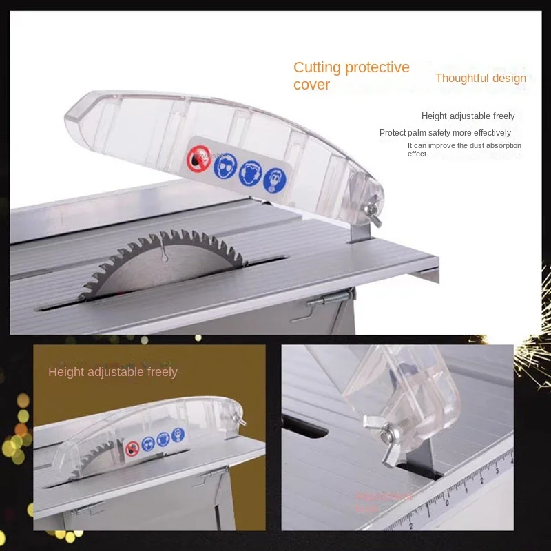 Cheap 1500W Adjustable Speed Electric Table Saw Dust-Free Sliding Miter Floor Woodworking Cutting Tool