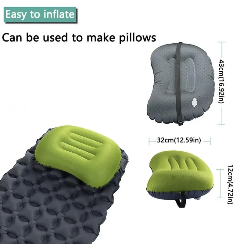 Ultralight Inflatable Pillow TPU Neck Protection Sleeping Pillow Office Leisure Cushion Bedding Camping