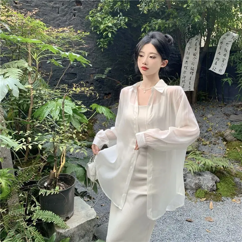

New Chinese style sunscreen shirt jacket women's summer thin long-sleeved cardigan 2024 new
