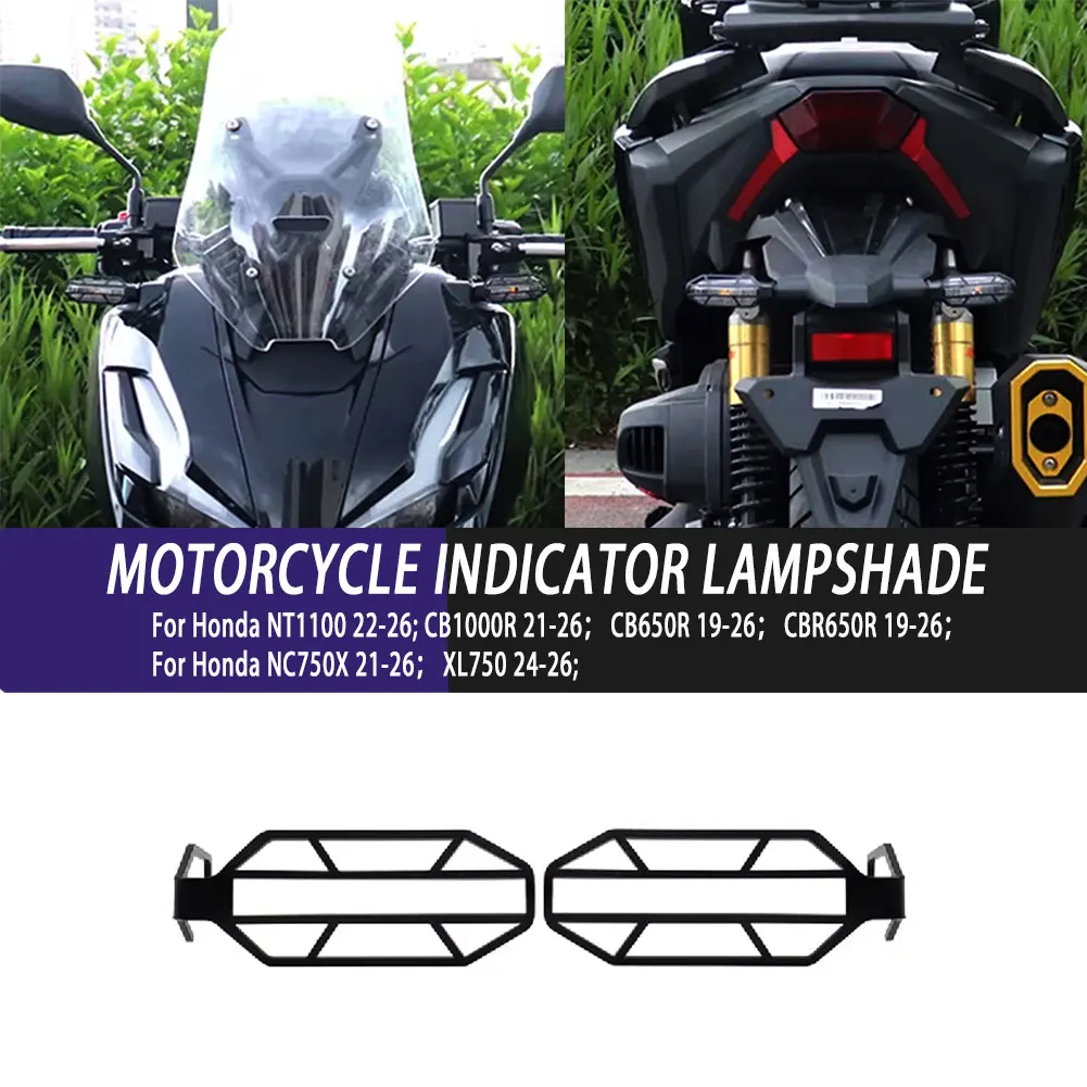 

Защитный кожух/накладка на указатели поворота для мотоциклов Honda NT1100, CB1000R, CB650R, CBR650R, NC750X, XL750