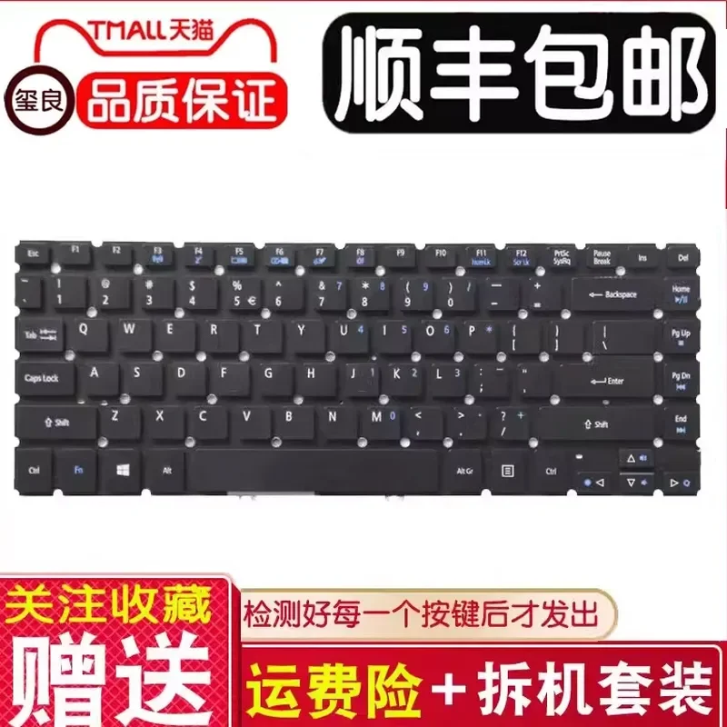 For Acer V5-472G 472P V5-432 433 V5-473G 452G ZQK Keyboard V7-481 Replacement Laptop US English Black