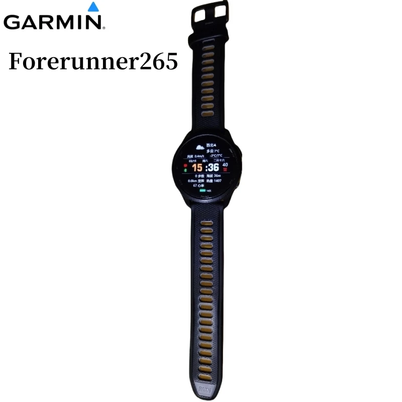 Reacondicionar garmin forerunner 265 GPS monitoreo del ritmo cardíaco sensor de oxígeno en sangre brújula electrónica ABC reloj inteligente