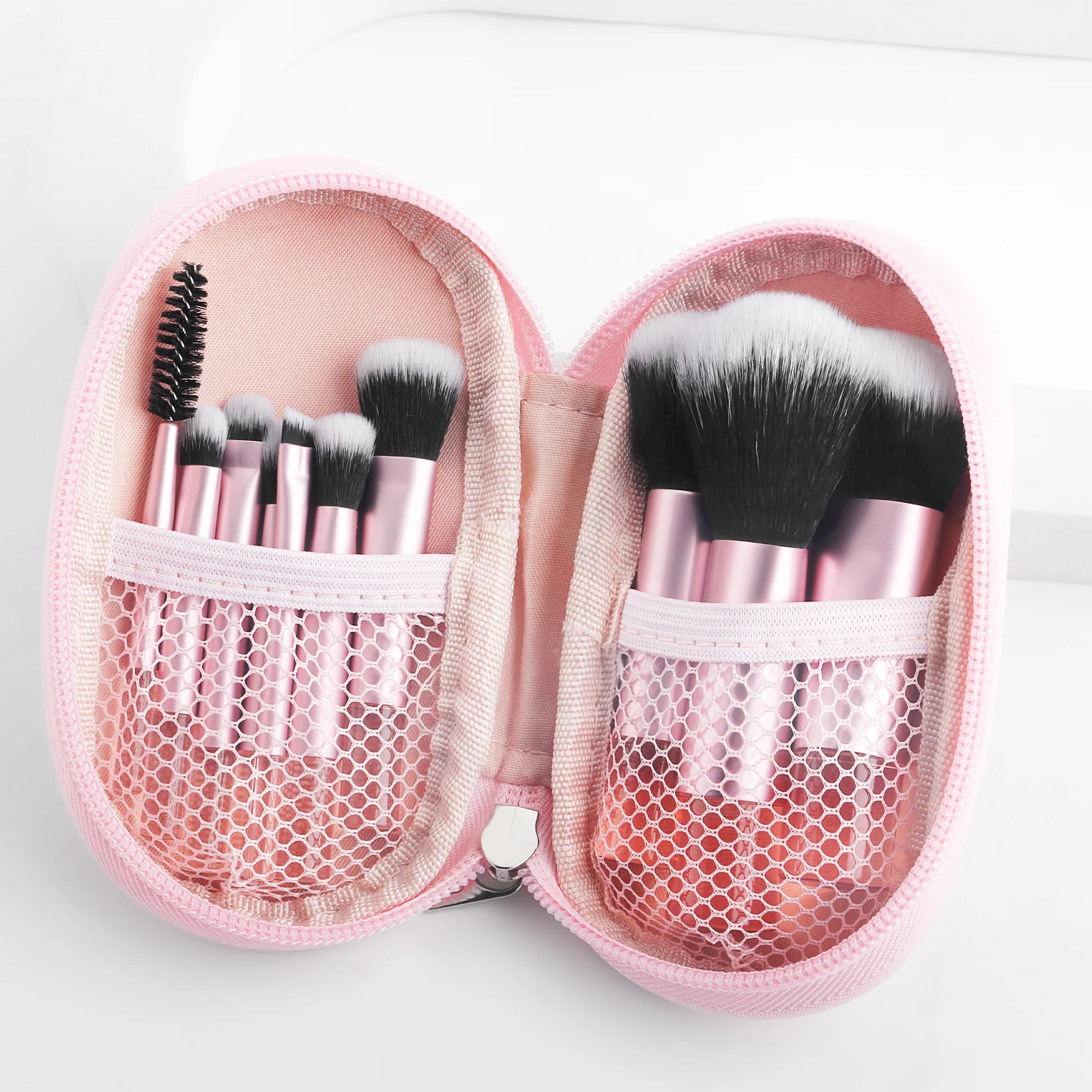 Neues 10-teiliges Mini-Make-up-Pinsel-Set für Anfänger mit Kristallgriff, tragbarer Foundation-Make-up-Pinsel, Lidschatten-Pinsel-Pinsel-Set, Beauty Too