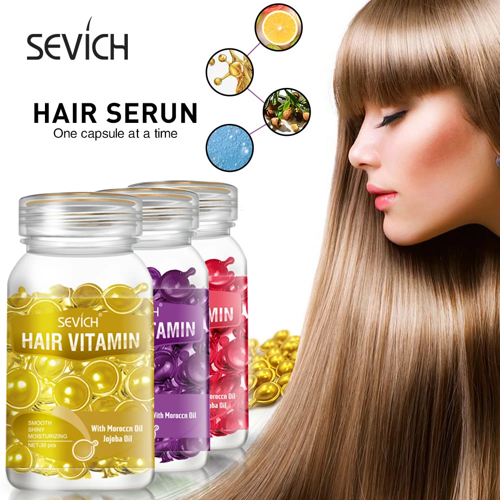 Sevich Pro Keratin Complex Oil Hair Vitamin Capsule Oil Silky & Shiny Hair Serum Moroccan Nourishing Hair Oil Repair DamageHair