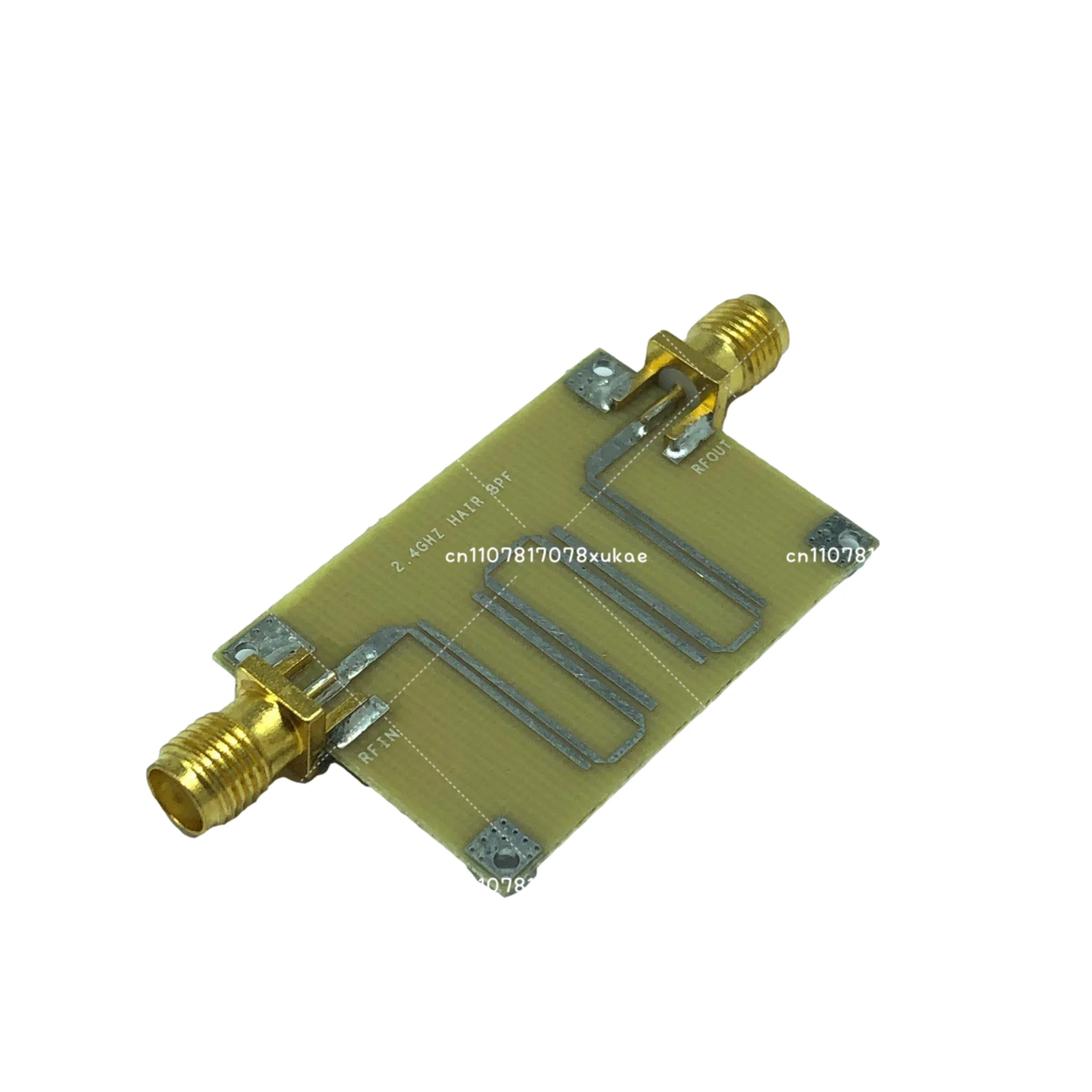 1 Piece Microstrip Filter Frequency Bandpass Filter Versatile Convenient Portable Utility Module 2.3-2.5Ghz PCB