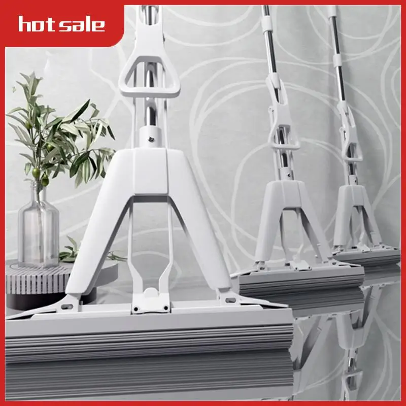 

A50M-Колодионная швабра для ручной стирки, портативная маленькая швабра для самостоятельного выдавливания, мини-швабра для кухонной стойки, портативная мини-швабра