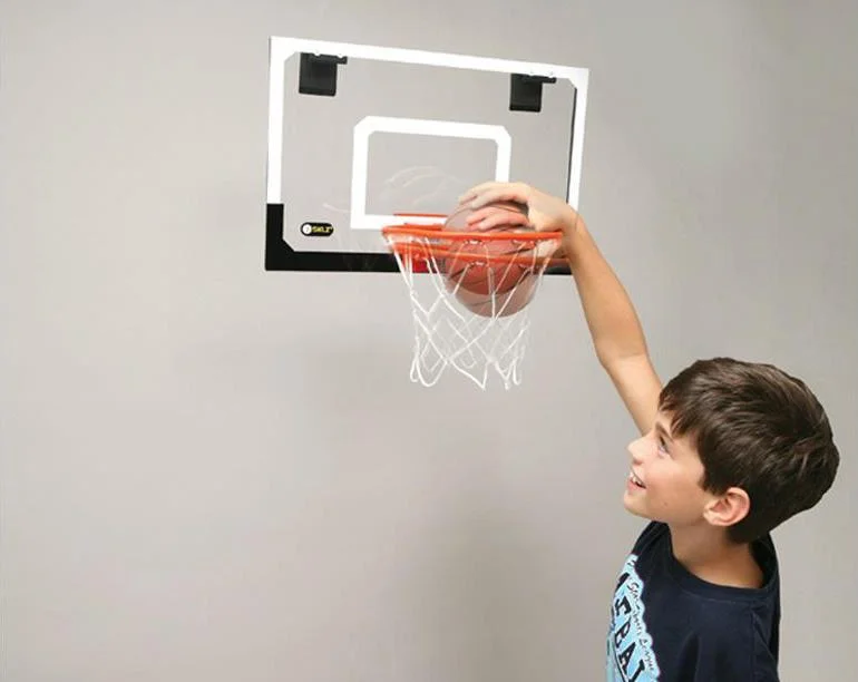 屋外用ゴール 壁掛け式 バスケットボールフープ バスケットボールリム ネット付き ネジ付き