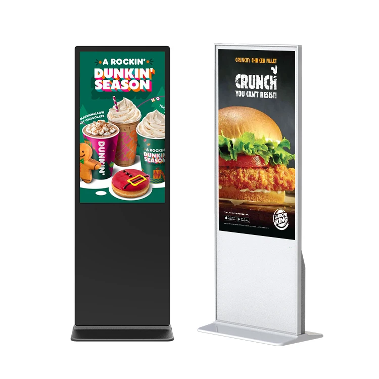32 43 50 55 65 Inch Ultra Slim Digital Signage Player 4K Display Monitor Advertising Digital Signage for Hotel