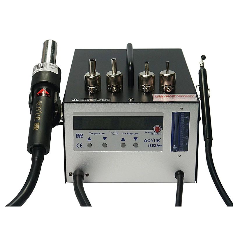 

NEW 220V AOYUE 852A++ SMD Hot Air Soldering station/Desoldering Station,Aoyue852A++ Hot Air Rework Station