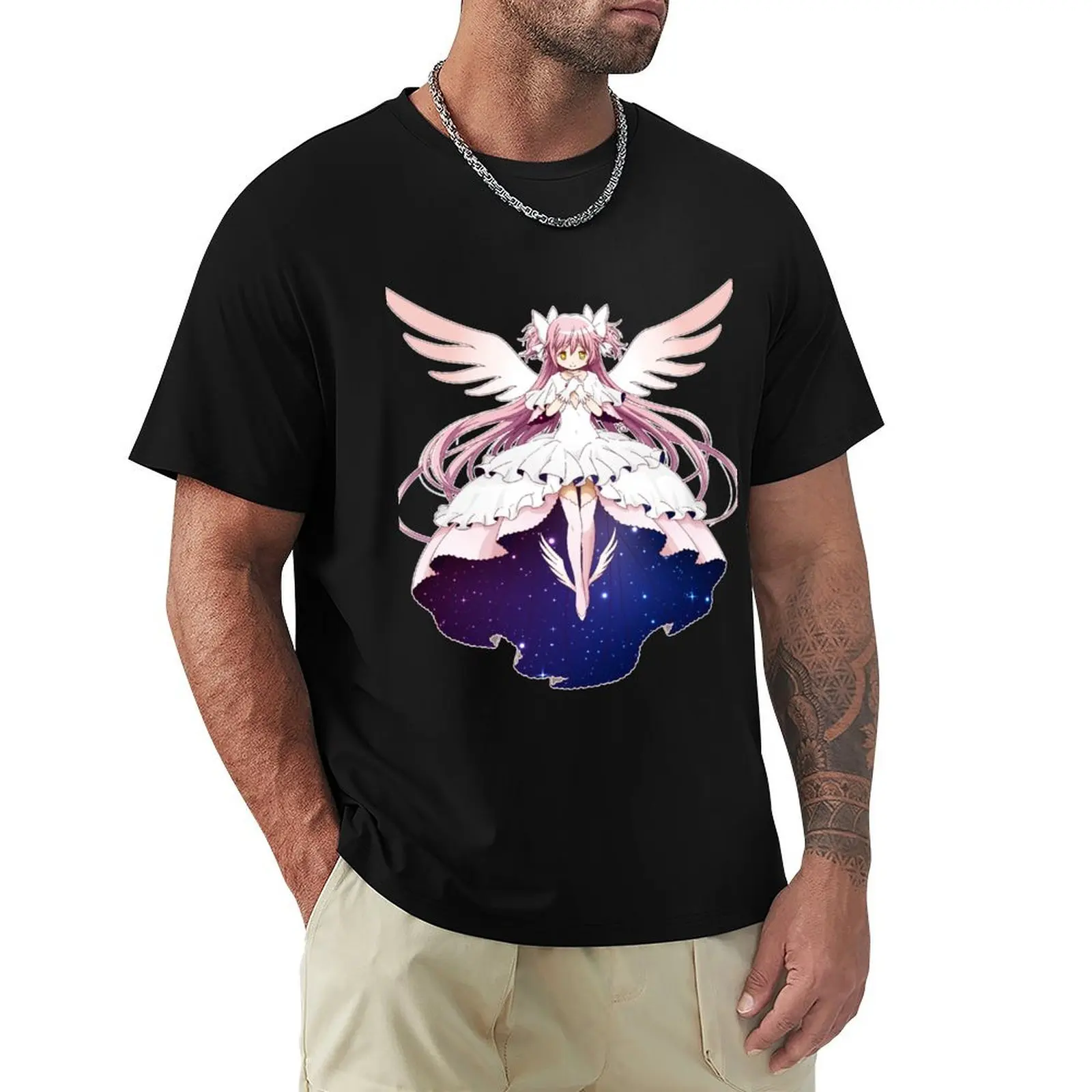 Madoka Kaname - Final Form (Ultimate Madoka / Madokami) T-Shirt Casual Fashion Short Sleeve Cotton T-Shirt