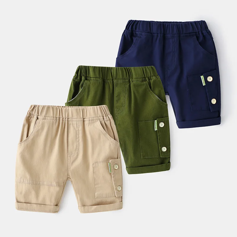 Children's shorts summer foreign style boys' casual tooling style boys' five-point pants summer clothing Korean version