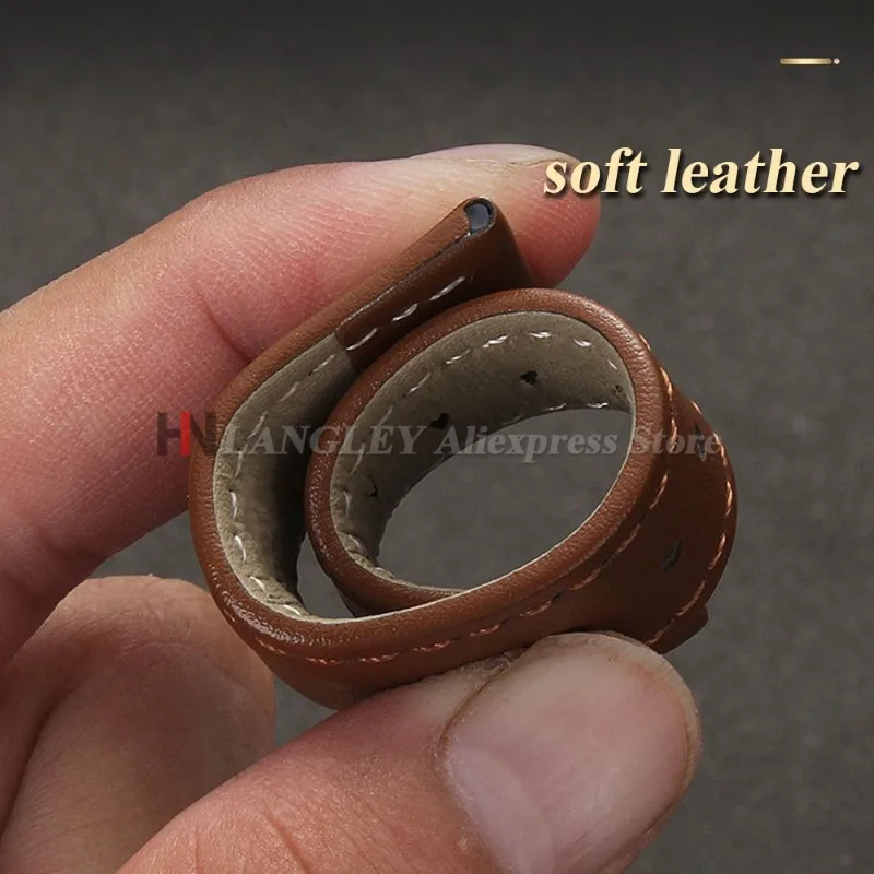 Pulseira de relógio de couro para dw para seiko masculino feminino pulseira 12 13 14 15 16 17 19 20 21 22 23 24mm macio esporte universal