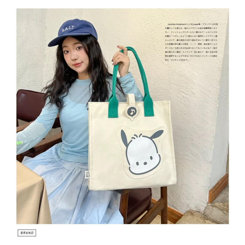 

Sanrio New Hello Kitty Lightweight Tote Cute Cartoon Casual Large Capacity Shoulder Pad Single-Shoulder Bag