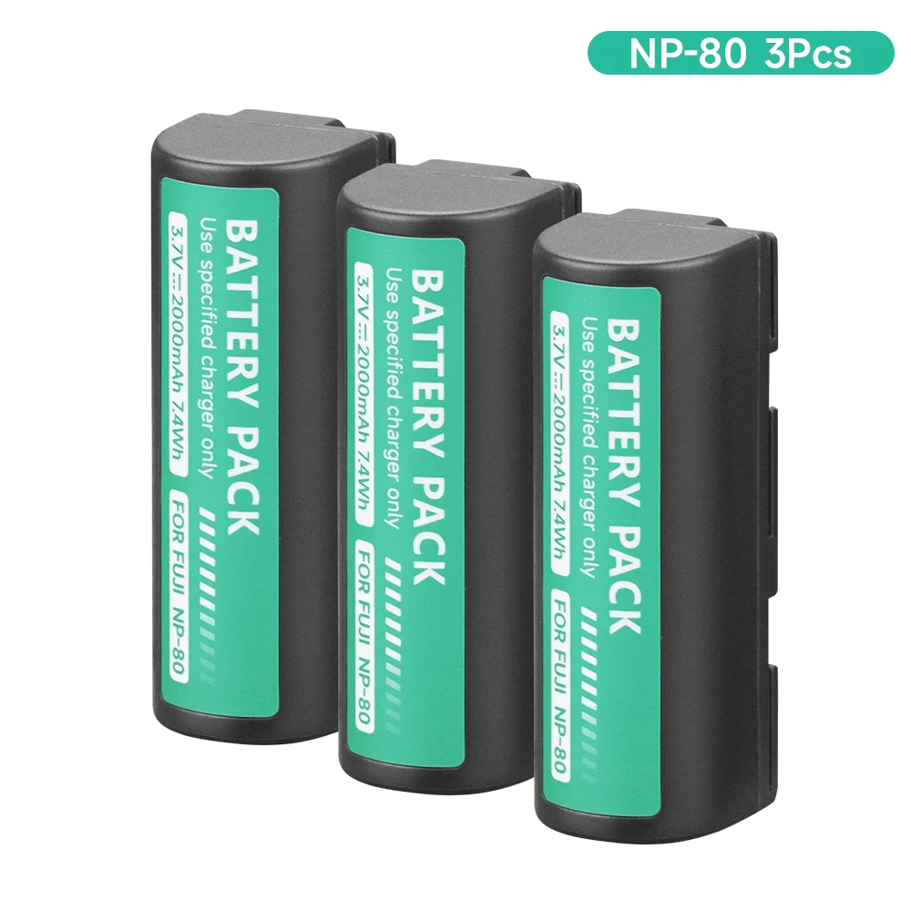 2000mAh NP-80 NP 80 battery for Fujifilm FinePix 1700 4900 1700z