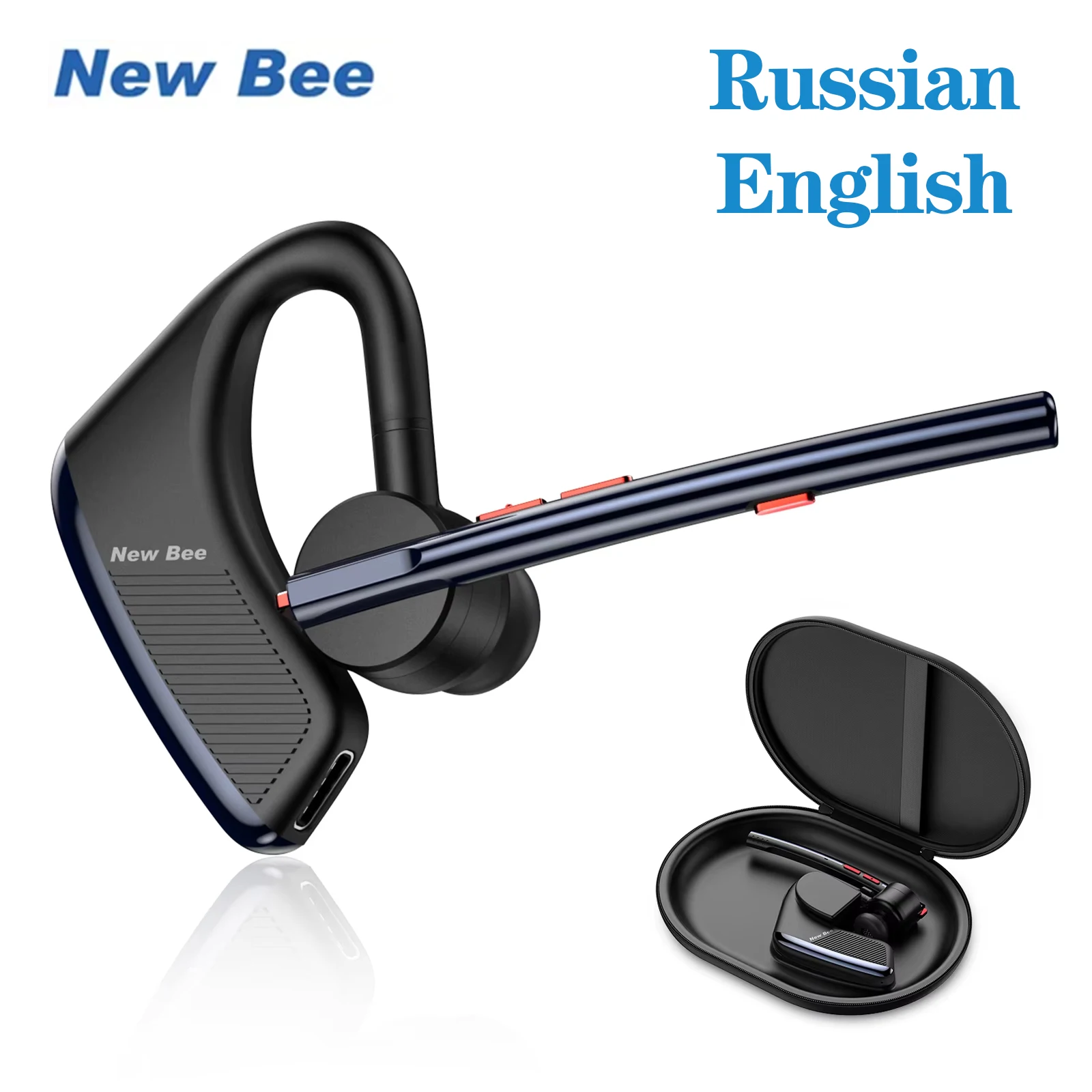 Новые беспроводные Bluetooth-наушники Bee M50 M51 деловые наушники с двойным микрофоном гарнитура громкой