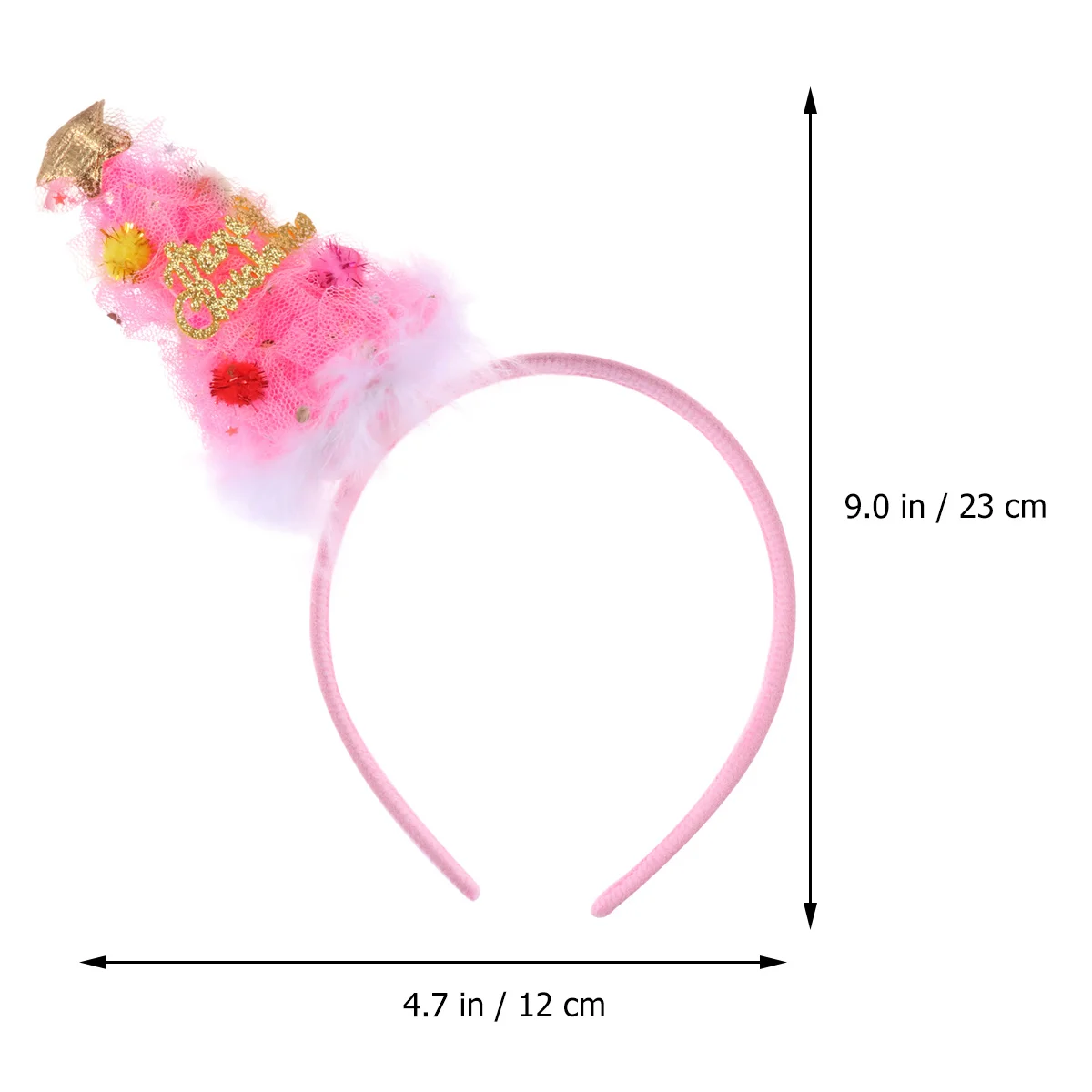 

1Pcs Cute Christmas Headband Glowing LED Tree Decor Delicate Hair Band for Holiday Costume Party Accessory Pink