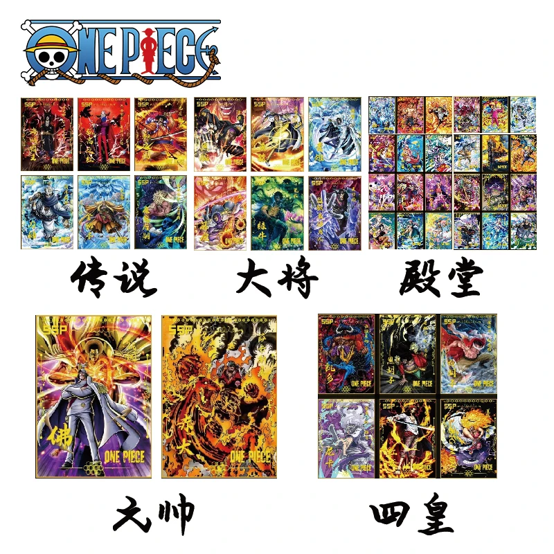 

Tide Hundred Paintings One Piece First Bullet Ssp-Series Anime Characters Luffy Borsalinocollection Card Christmas Birthday Gift