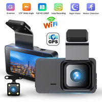 Car DVR 1080P Full HD Drive Video Recorder Rear View Camera Dual Lens GPS WiFi Dash Cam Night Vision Parking Monitor Black Box