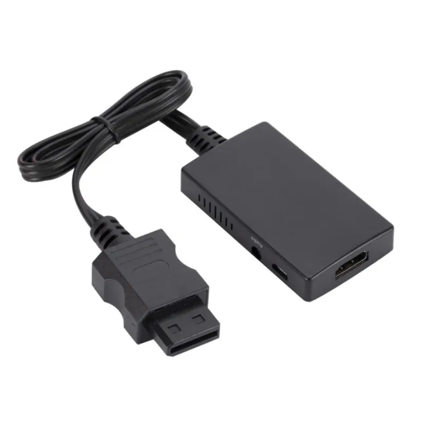 محول متوافق مع HDMI ، محول مع مقبس صوت ، يدعم شاشة Wii للكمبيوتر ، HDTV والشاشة ،