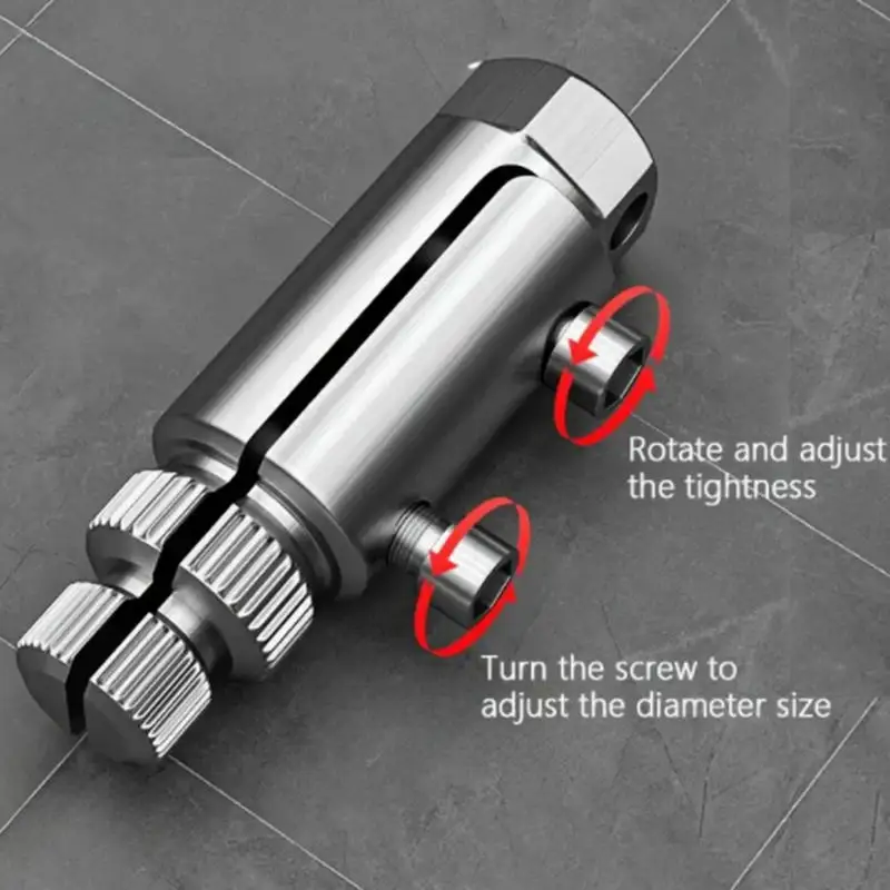 Universal Faucet Angle Valves Damage Screw Extractor Broken Wire Slide Tooth Removal Tool Water-Pipe Valve Repair for 4/6 Points