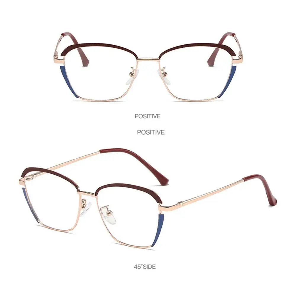 نظارات حجب الأشعة الزرقاء مضادة للضوء الأزرق ، معدن خفيف ، نظارات الكمبيوتر ، حماية العين ، نظارات بصرية ، نظارات للرجال والنساء