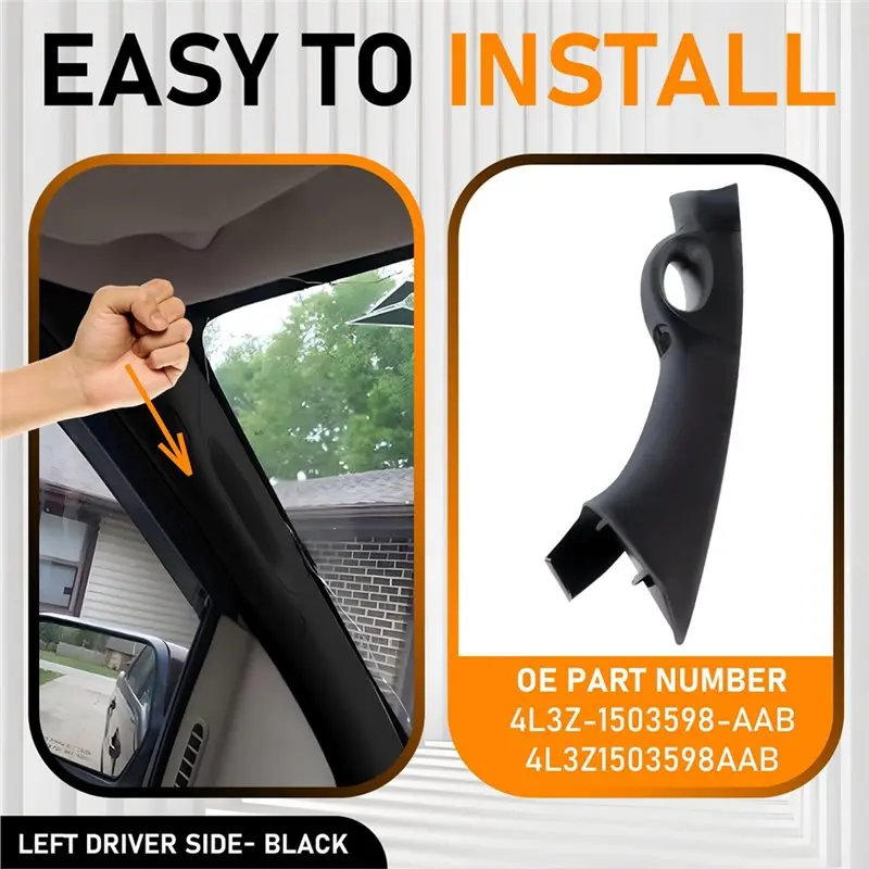 

A Pillar Grab Handle Interior Trim For Ford F150 2004-2008 Lincoln Mark LT 2006-2008