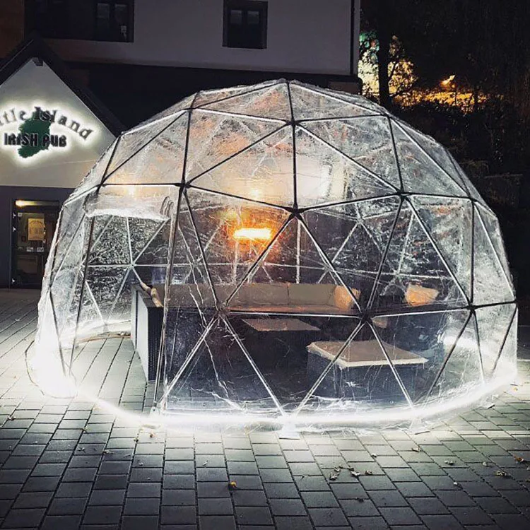 High Quality Luxury Waterproof Transparent Garden Party Event Outdoor Geodes Dome Igloo Tent for Sale