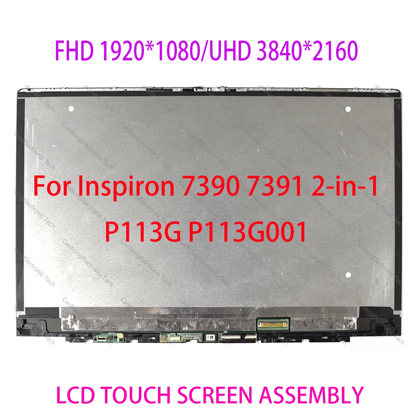 

VWM3K LCD Touch Screen Digitizer 13.3" FHD UHD For Dell Inspiron 13 7390 7391 2-IN-1 P113G P113G001 Replacement Assembly