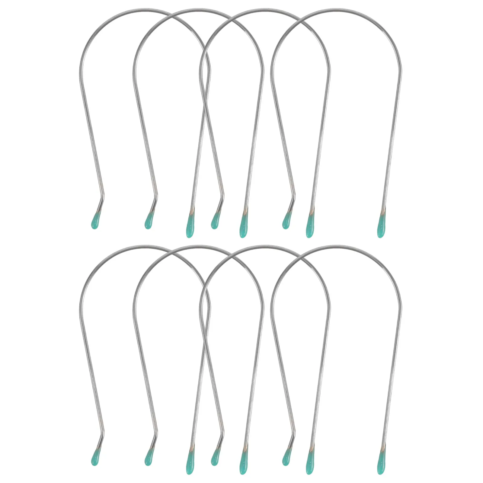 

8Pcs Electric Heated Curling Clips U-Shaped Hair Curler Roller Replacement Clips Compact Hot Roller Clip Accessories