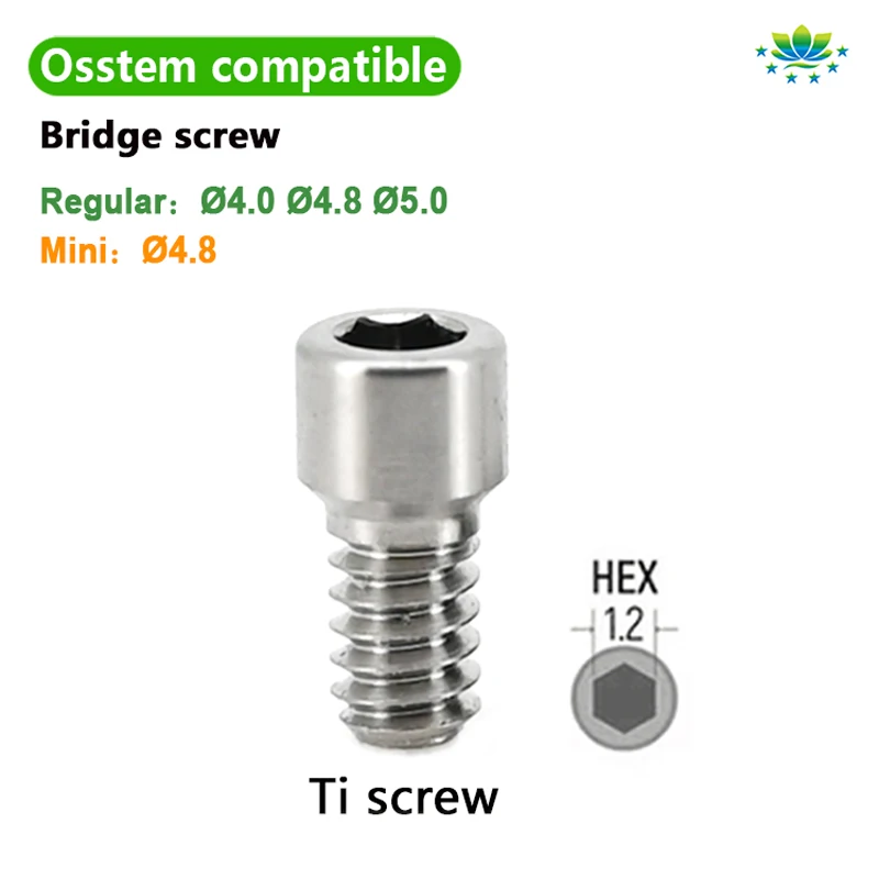 Titanium Dental Implant Bridge Screw Ti-base MUA Multi Unit Abutment for Osstem Implants High Precision & Durability