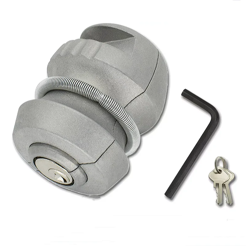 Insertable Hitch Coupling Lock For Caravans Or Trailer For Security 50mm Lock With 2 Keys